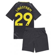 Everton Jesper Lindstrom #29 Bortedraktsett Barn 2024-25 Kortermet (+ korte bukser)